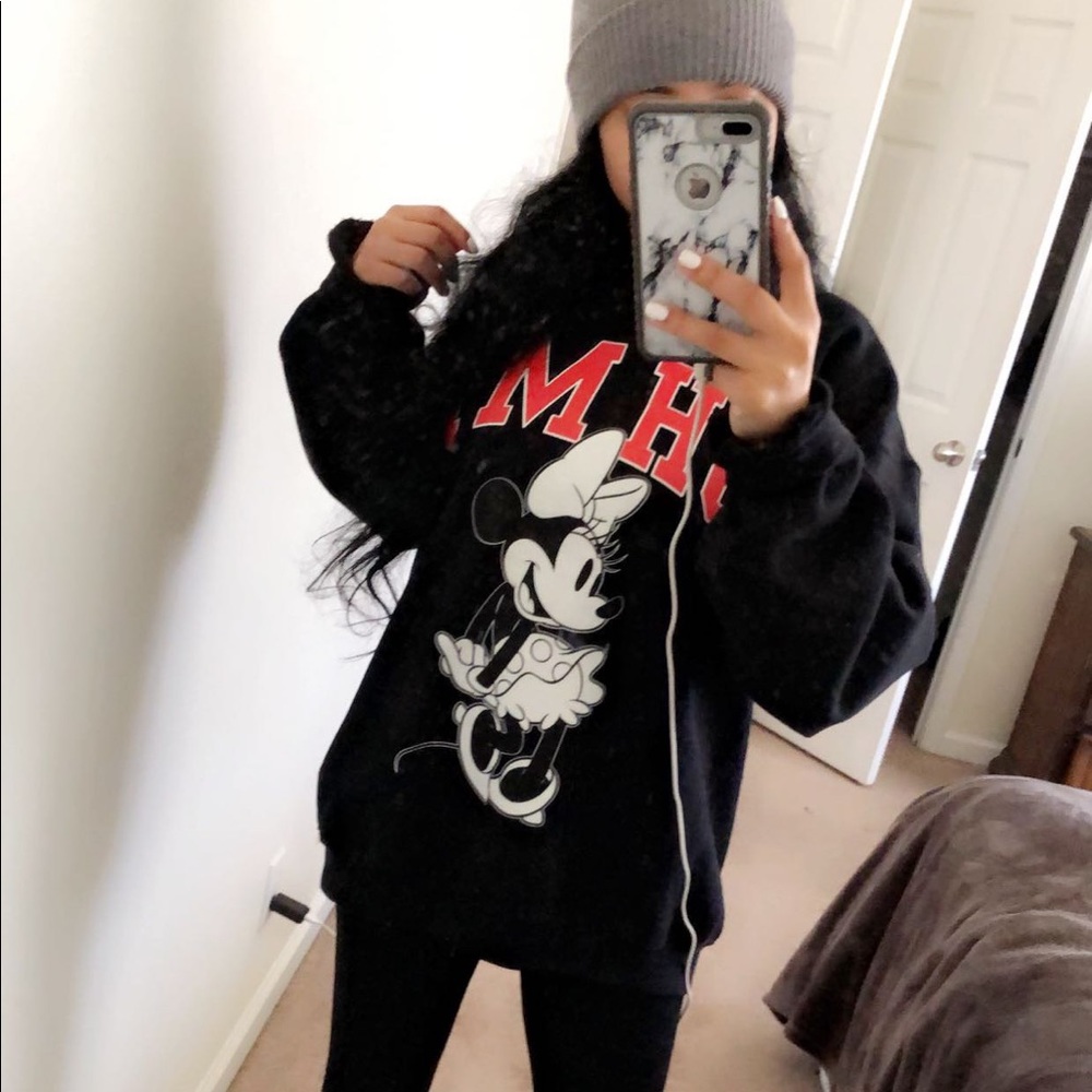 Mini Mouse Oversized Sweatshirt 🖤